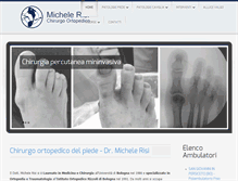 Tablet Screenshot of michelerisiortopedico.com